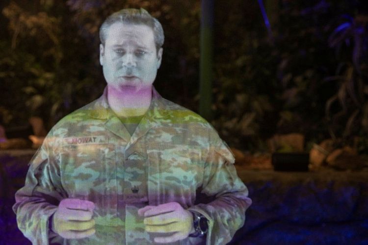 NGIS creates an interactive battle hologram for Australian Defence Force