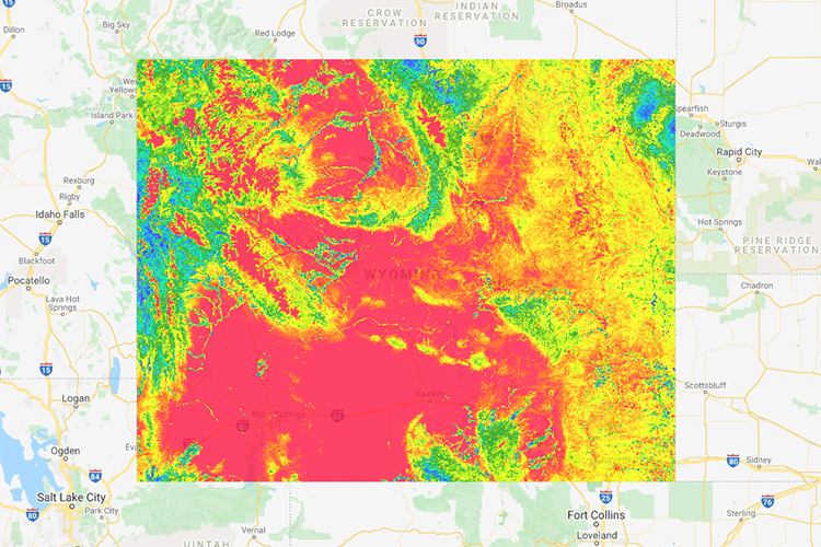 Using Google Earth Engine to render satellite layers on a map