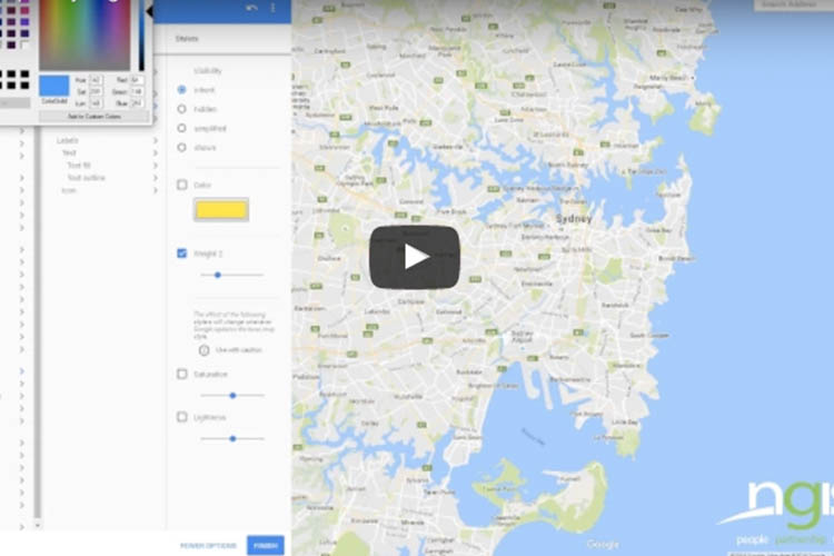 Style your Google Maps to fit your brand and purpose